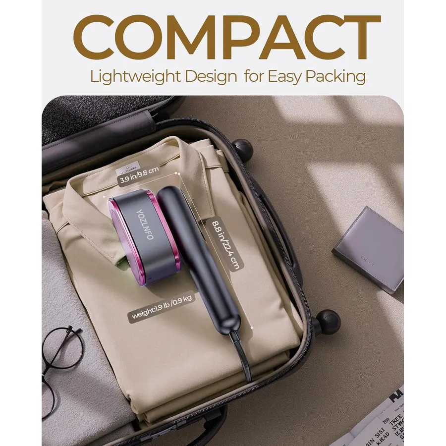 Small Enough for a Carry-On: YOZLNFO travel steamer