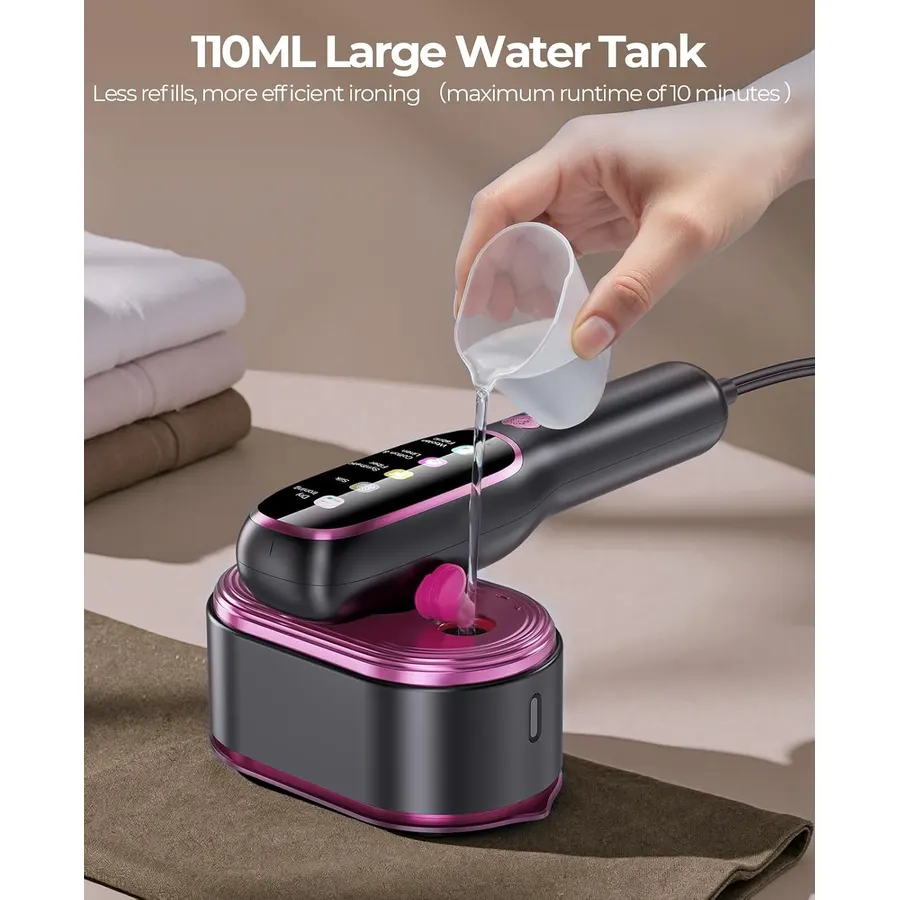 A 110 ml Tank for Several Garments: YOZLNFO travel steamer